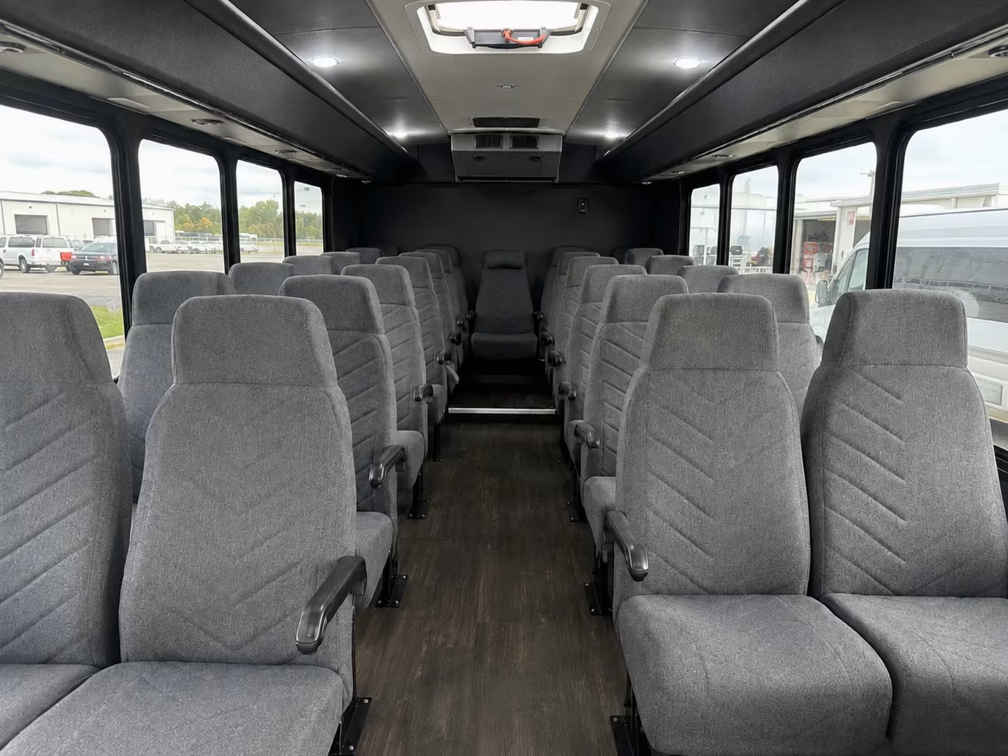 15 passenger minibus inside