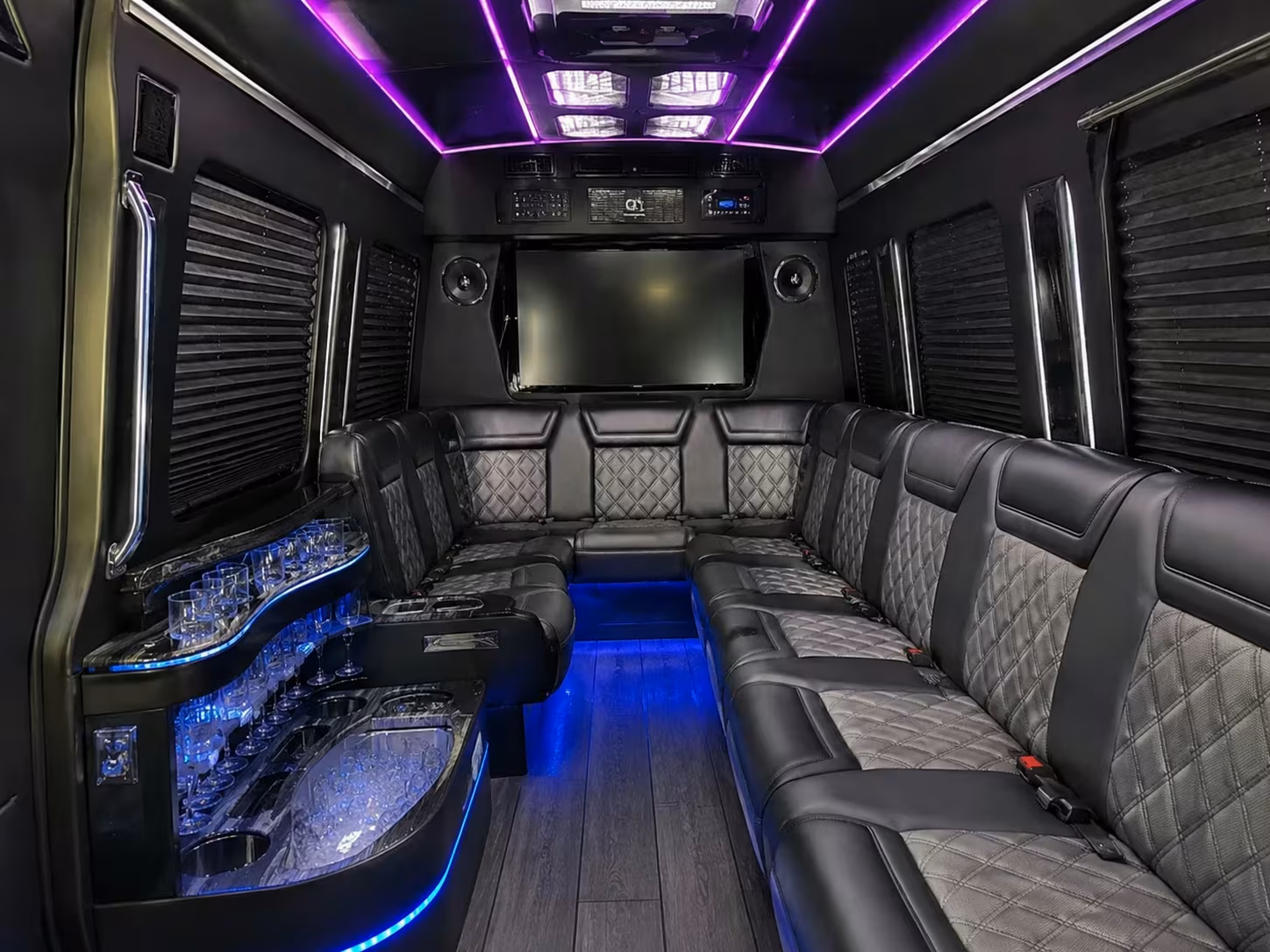 bus rental options for largo trips