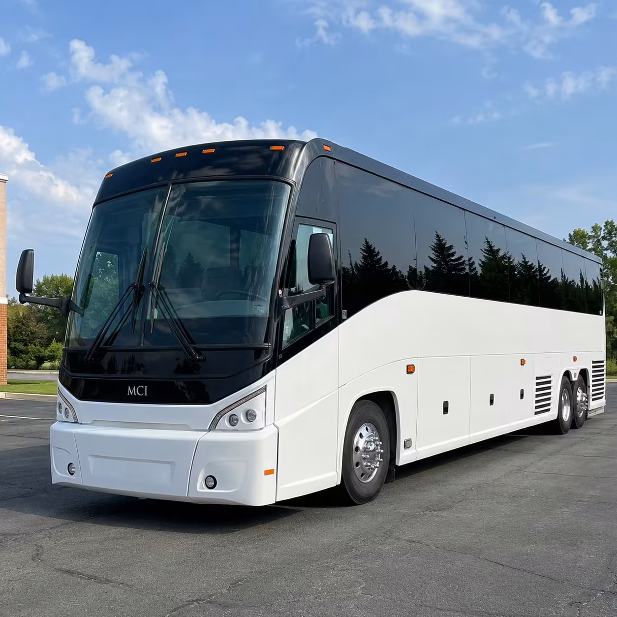 long distance wedding shuttle buses from largo